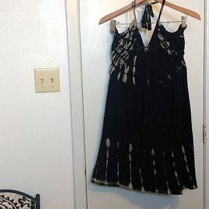 Elan size medium halter and backside belt ties, elastic upper fitted